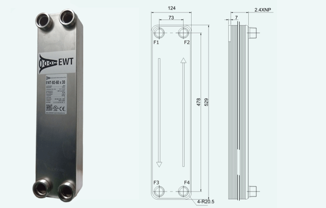 Plattenwrmetauscher B3-60